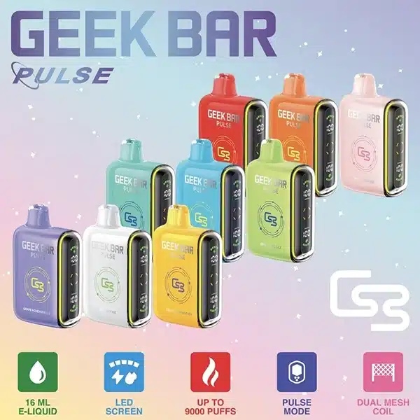 拋棄式電子煙Geek Bar Pulse 15000口 大容