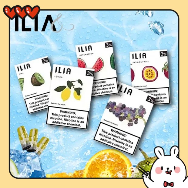 ILIA煙彈推薦 ilia電子煙煙彈 3顆裝 原廠正品 電子菸線上購買最新到貨 
